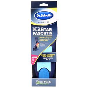 Dr. Scholl's Pain Relief Orthotics for Plantar Fasciitis for Women Size 6-10 2 unit