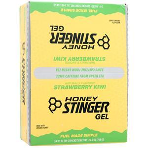 Honey Stinger Energy Gel Strawberry Kiwi - Caffeinated 24 pckts