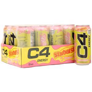 Cellucor C4 Energy RTD Starburst Strawberry - Carbonated 12 cans