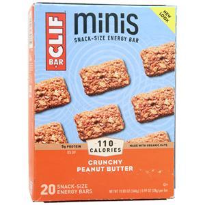 Clif Bar Minis Snack-Size Energy Bar Crunchy Peanut Butter 20 bars
