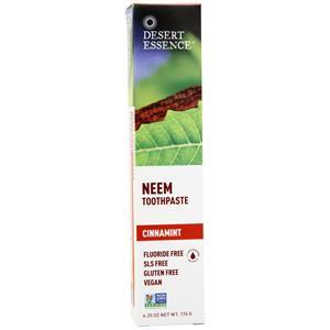 Desert Essence Neem Toothpaste Cinnamint 6.25 oz