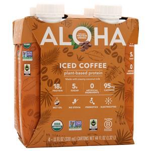 Aloha Organic Plant-Based Protein RTD Iced Coffee 4 pack