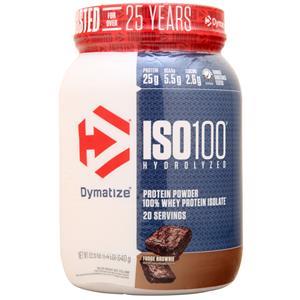 Dymatize Nutrition ISO-100 Fudge Brownie 1.4 lbs – iShop Nutrition UK