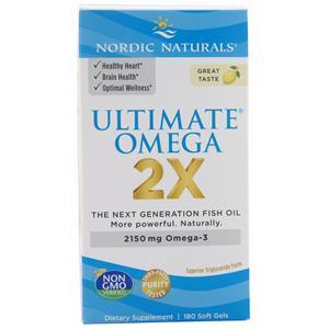 Nordic Naturals Ultimate Omega 2X Lemon 180 sgels