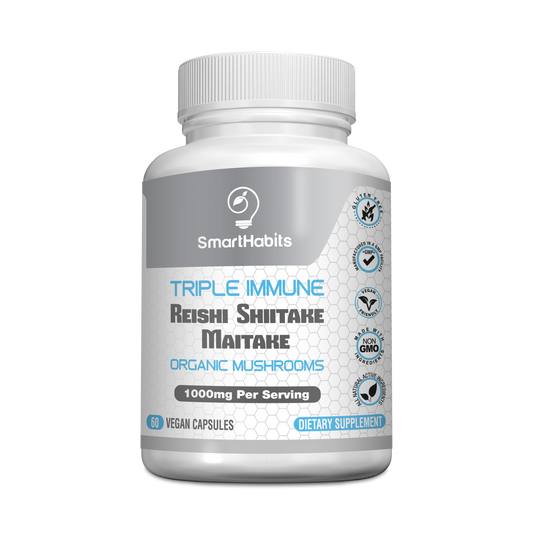 Triple Immune - Reishi, Shitake and Maitake (1000 mg) 60 vcaps