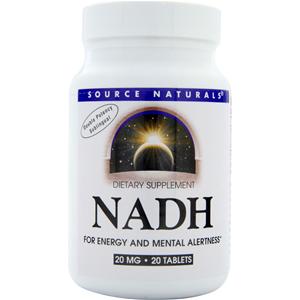 Source Naturals NADH (20mg)  20 tabs