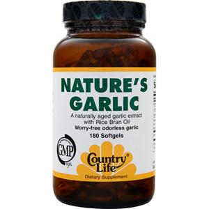 Country Life Nature's Garlic  180 sgels