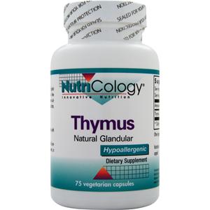 Nutricology Thymus Natural Glandular  75 vcaps